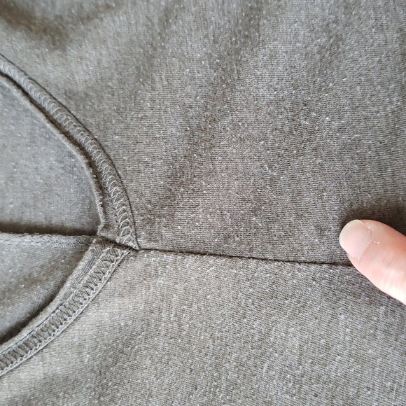 Natural Life Wide Leg Jumpsuit Women One Size Gray Green Sleeveless V-neck Comfy - Picture 13 of 14